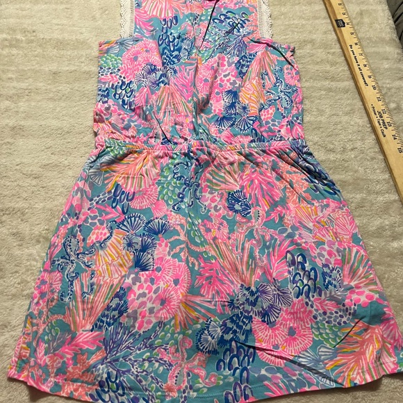 Lilly Pulitzer Other - Lilly Pulitzer Pink and Blue Kids One Piece XL